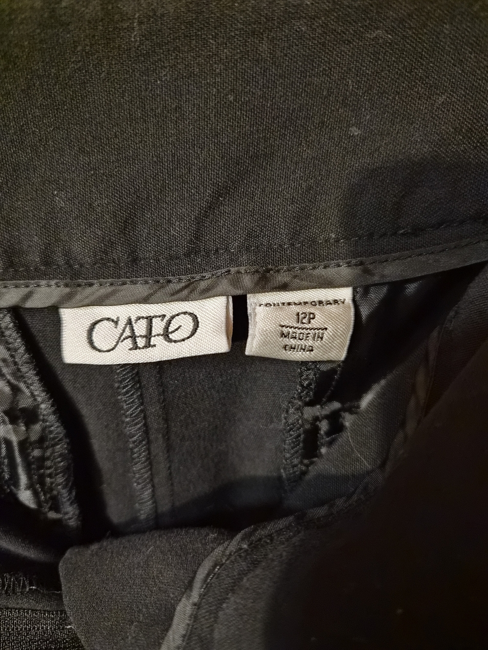 Cato Black Dress Pants - Classic Black